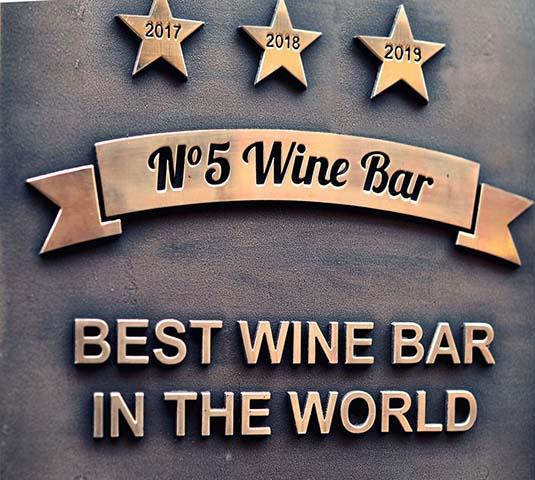 Le 5 Wine bar - best wine bar in the world