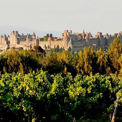 The medieval City of Carcassonne in Occitanie