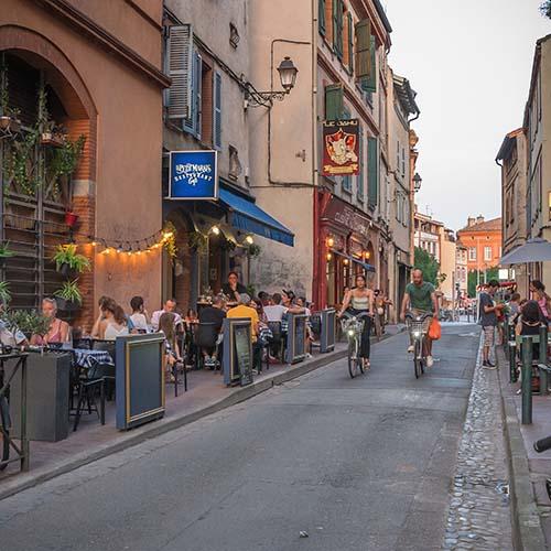 Restaurants et terrasses à Toulouse