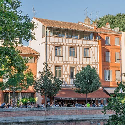 Visiter Toulouse, le quai de la Daurade